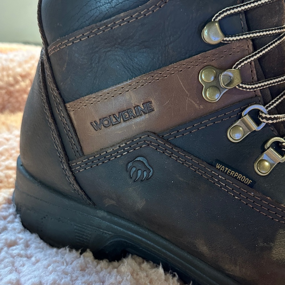 Wolverine Men's Dark Brown Lace-Up Boots - Picture 2 of 12
